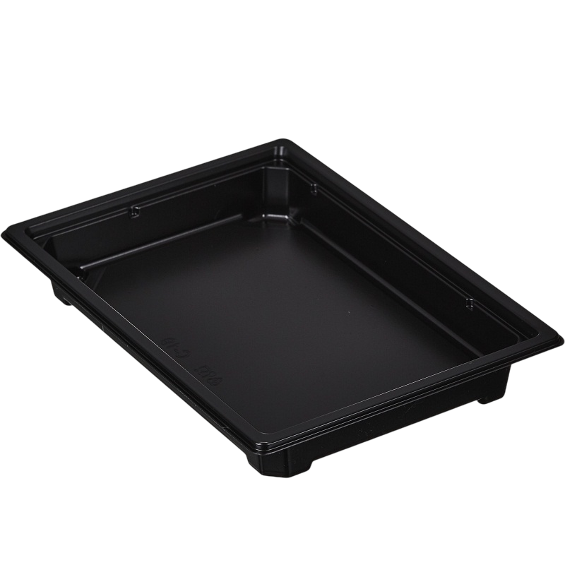 Емкость С-19 черная (для суши) 16x10.5x2см, 420шт
