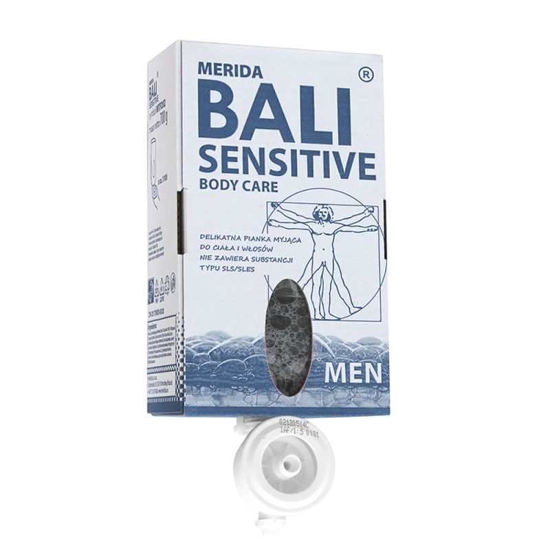 Мыло жидкое пенящееся BALI SENSITIVE MAN, картридж, 700мл