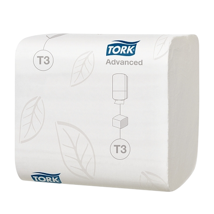 Туалетная бумага Tork листовая, 2 слоя, 252 листа
