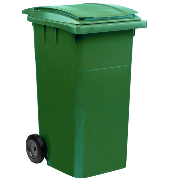 Контейнер для мусора, зеленый, 240л