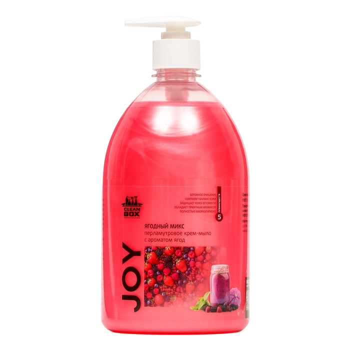 Жидкое крем-мыло ягодный микс CleanBoxJoy Vortex, 1л