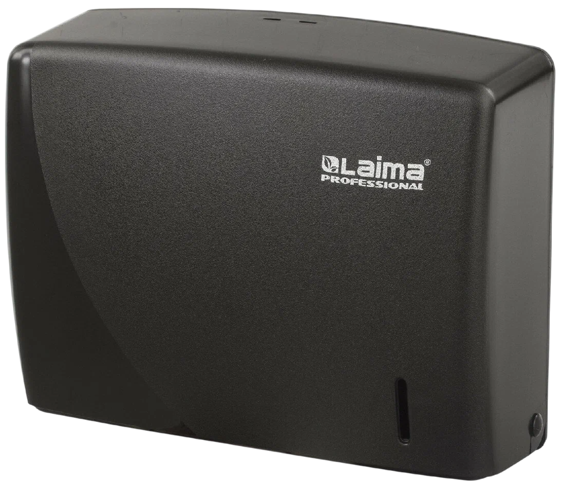 Диспенсер для полотенец LAIMA PROFESSIONAL ORIGINAL, система H3 V-сложения, черный