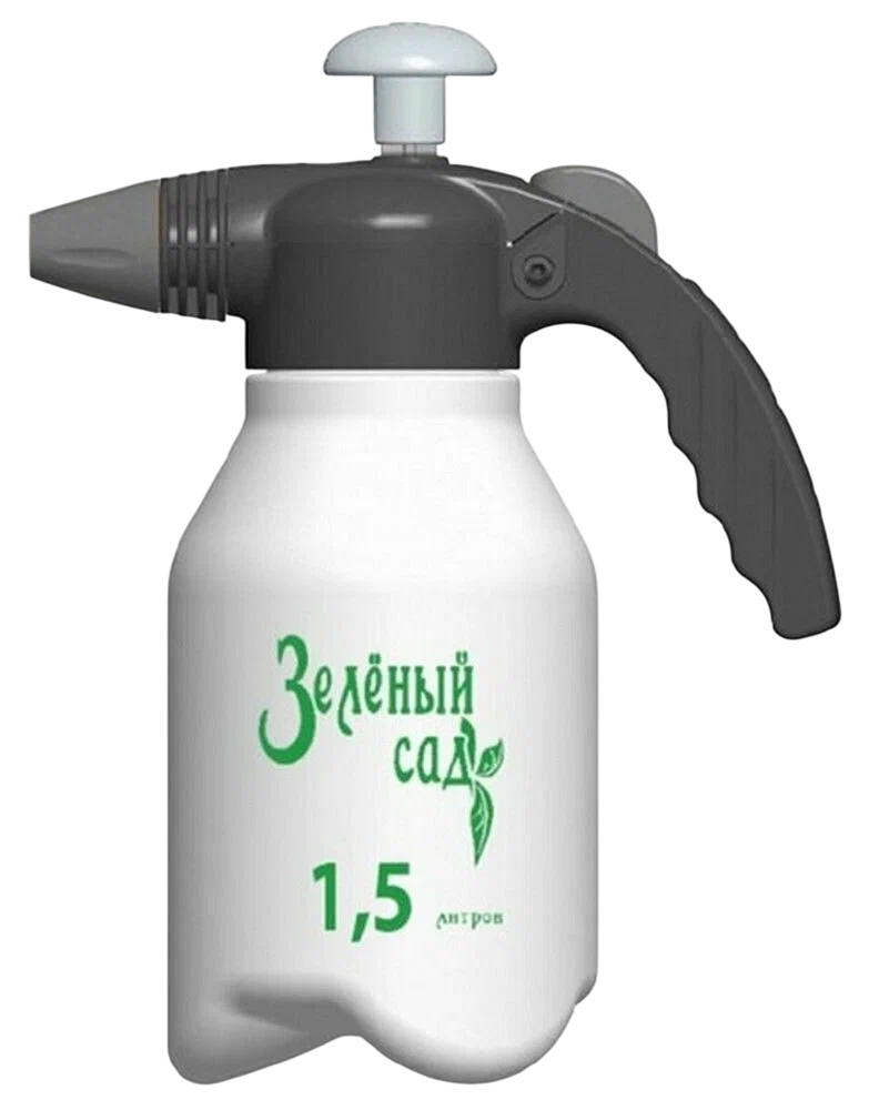 Опрыскиватель Зеленый сад пневматический ручной кнопка-фиксатор 1.5л