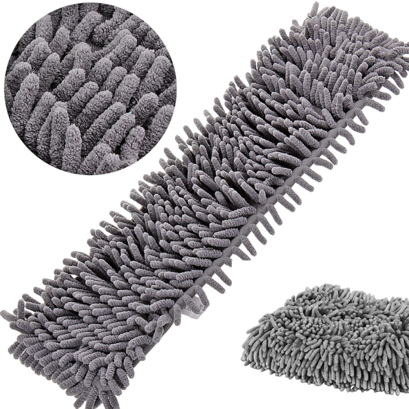 Моп CHENILLE (Шенилл) ЛЮКС микрофибра серый