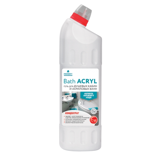 Bath Acryl Средство для чистки акриловых поверхностей и душевых кабин Prosept, 1л