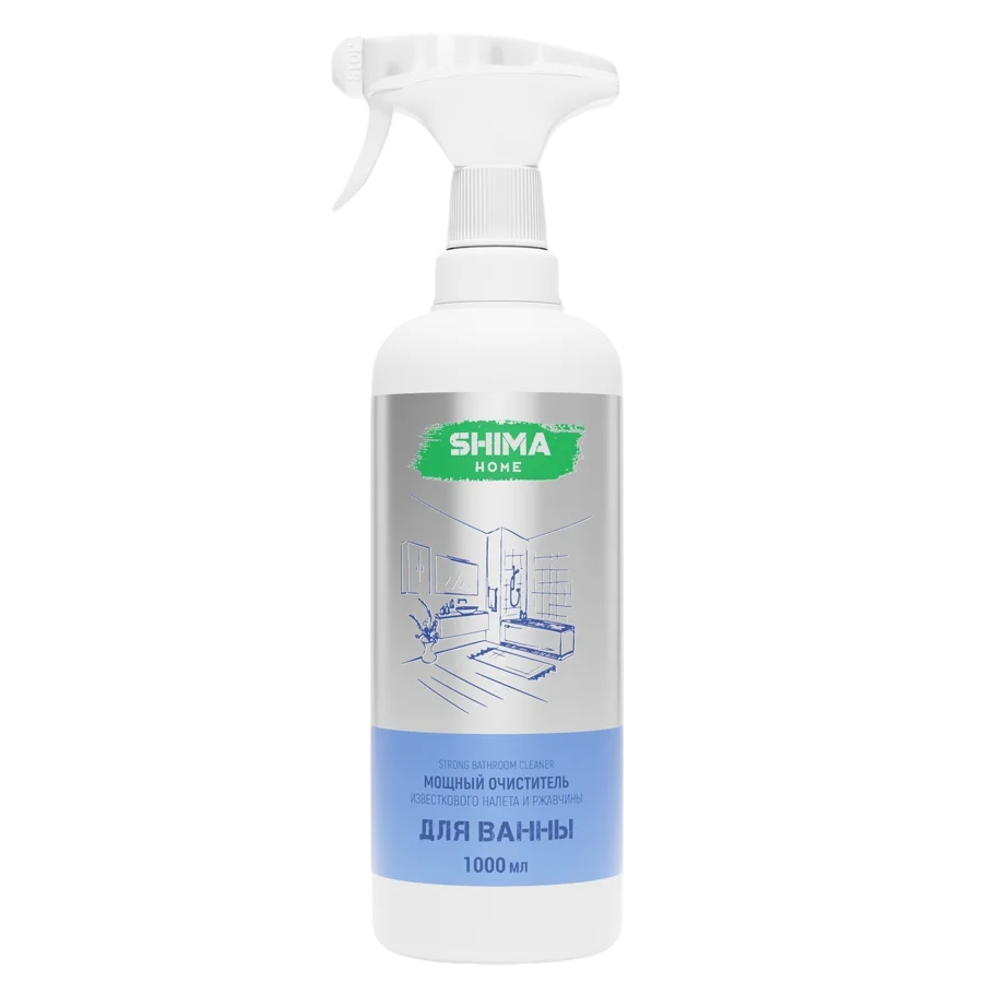 SHIMA HOME «STRONG BATHROOM CLEANER» Мощный очиститель для ванной комнаты, 1л