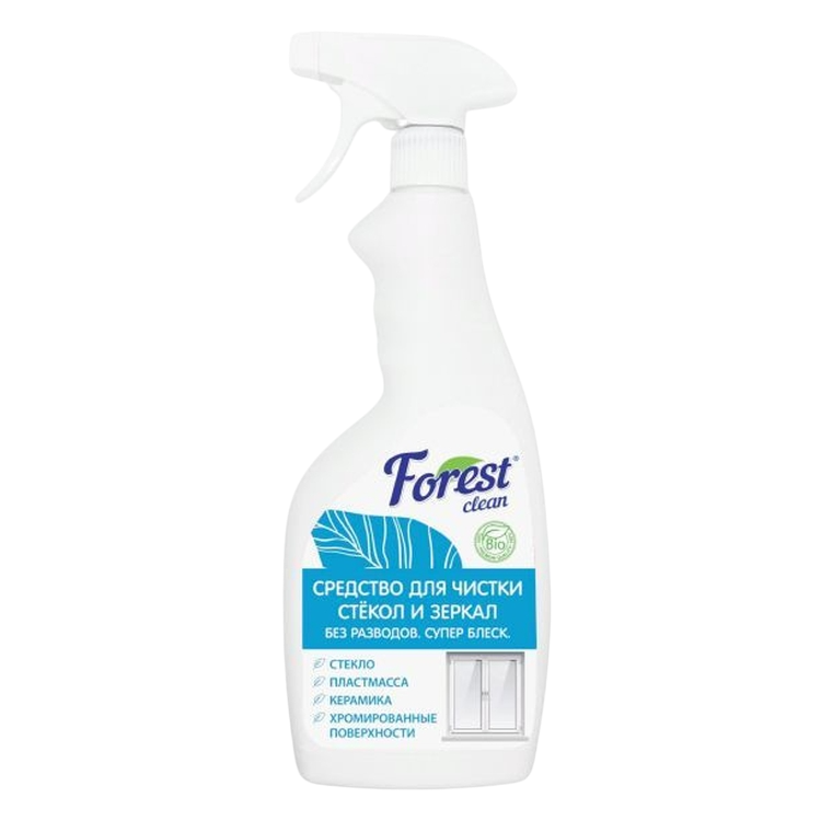 Forest Clean спрей для чистки стекол и зеркал 500мл