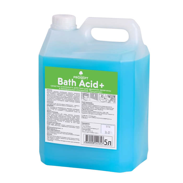 Bath Acid Средство усиленного действия для удаления ржавчины и минеральных отложений, 5л