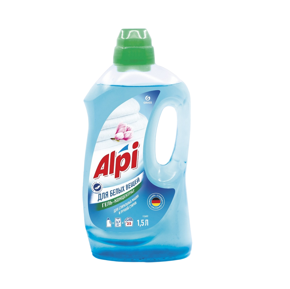 ALPI COLOR GEL Гель-концентрат для стирки для белых вещей Grass 1.5л