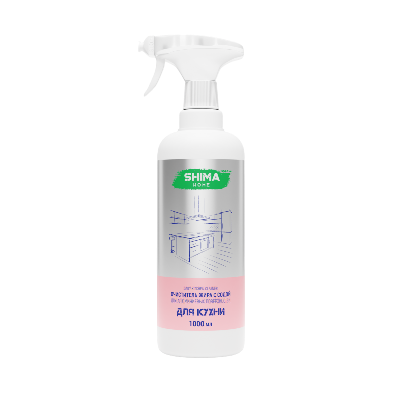 SHIMA HOME «STRONG KITCEN CLEANER» Мощный очиститель жира нагара и копоти 1л