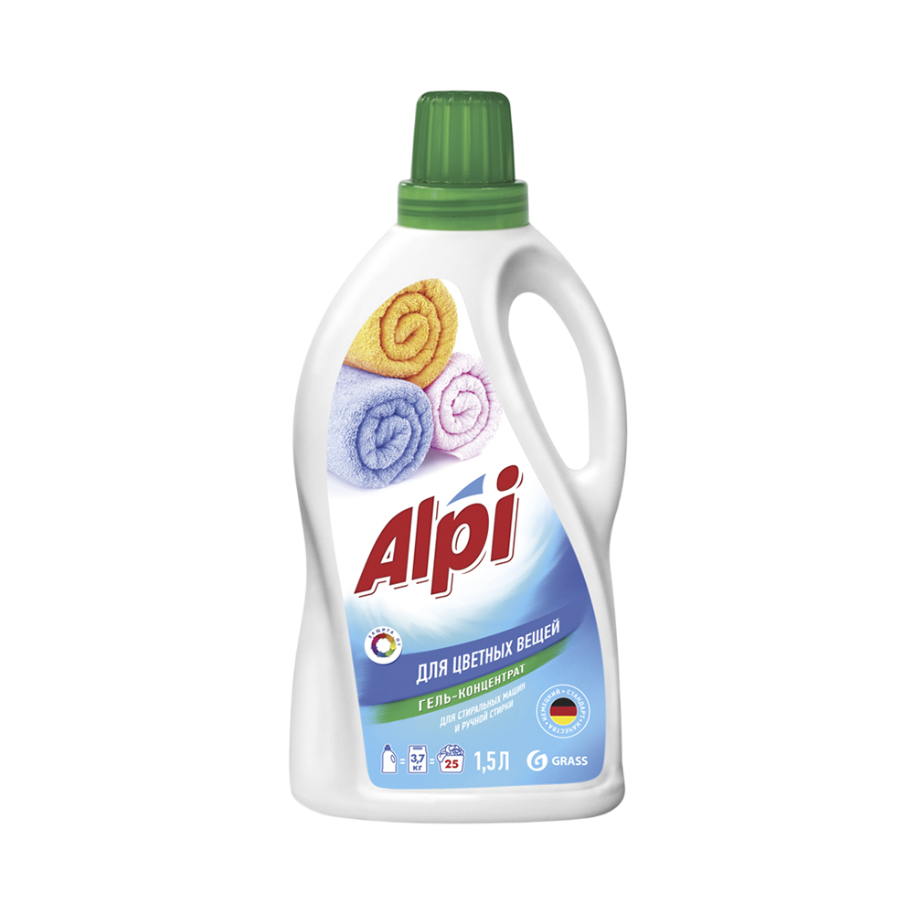 ALPI COLOR GEL Гель-концентрат для стирки цветных вещей Grass 1.5л
