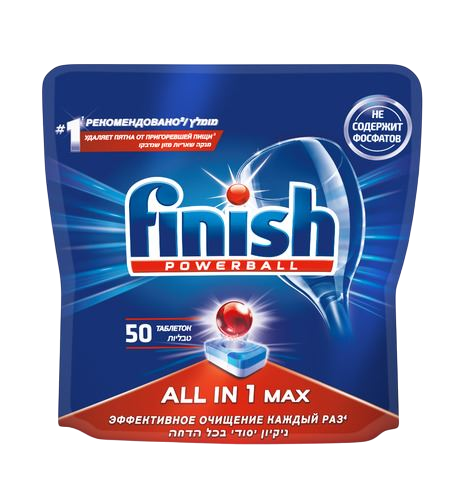 FINISH (ФИНИШ) Таблетки для посудомоечных машин 50шт