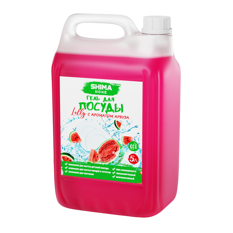SHIMA HOME «LOLLY» Гель для мытья посуды с ароматом арбуза 5л