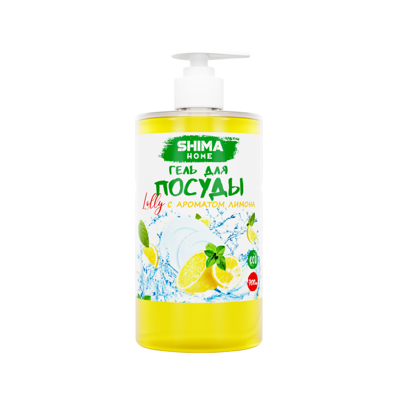 SHIMA HOME «LOLLY» Гель для мытья посуды с ароматом лимона 700мл