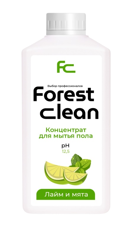 Forest Clean концентрат для мытья пола «Лайм и мята», 1л
