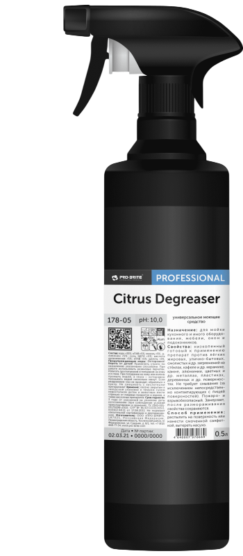 CITRUS DEGREASER Универсальное моющее средство PRO-BRITE, 500мл