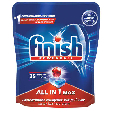 FINISH «All in 1» (ФИНИШ) 25 таблеток Таблетки для посудомоечных машин