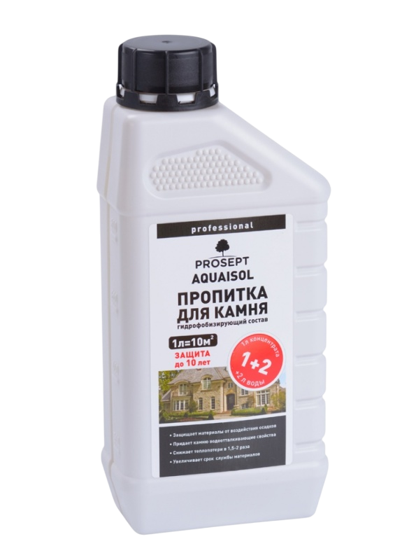 Aquaisol Пропитка для камня Гидрофобизирующий состав Prosept 1л