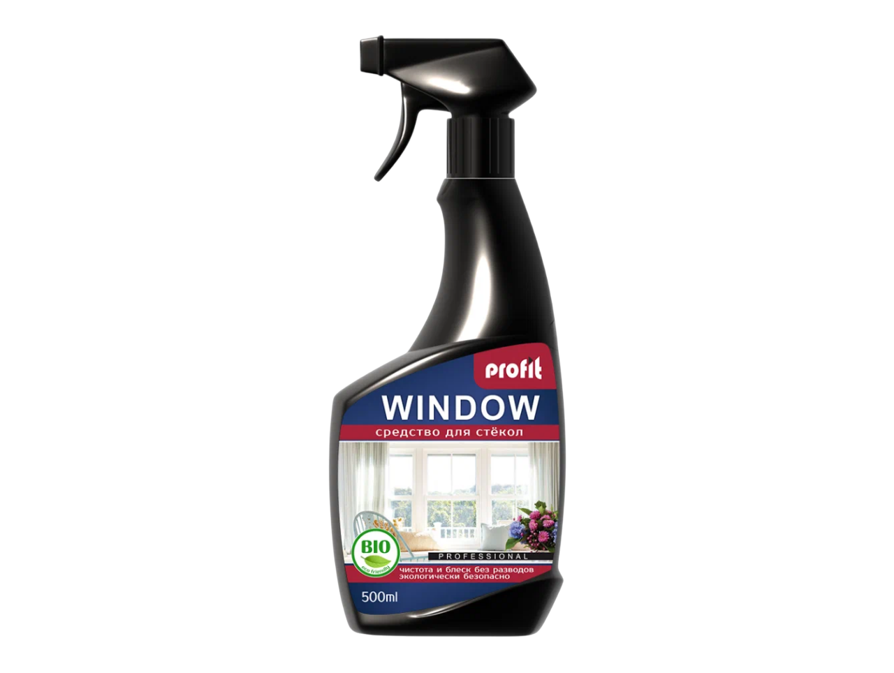 PROFIT Window Моющее средство для мытья стекол и зеркал Pro-Brite 500мл