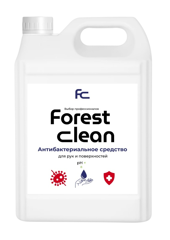 Forest Clean Антибактериальное средство для рук и поверхностей 5л