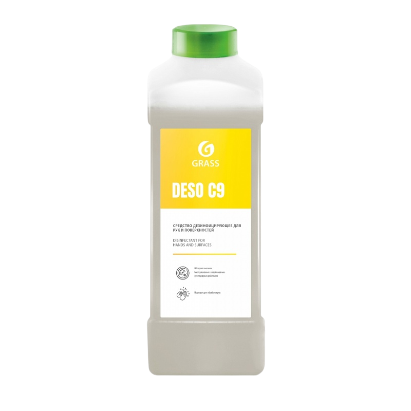 DESO (C9) Средство для чистки и дезинфекции на основе изопропилового спирта Grass 1л