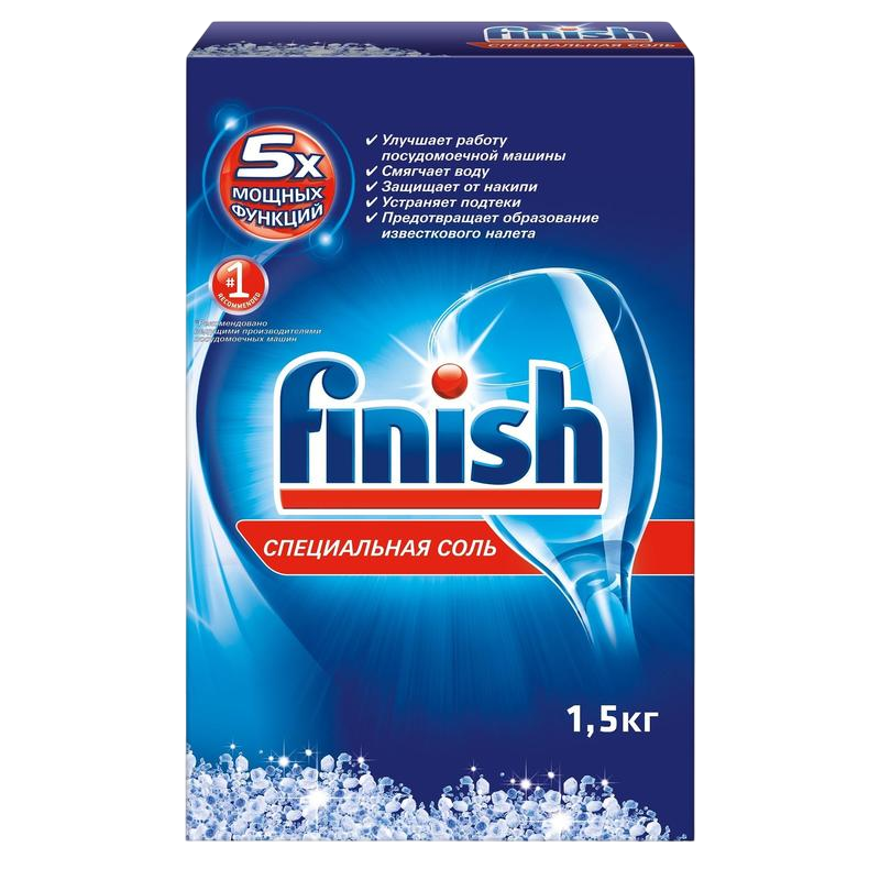 FINISH (ФИНИШ) Соль для посудомоечных машин 1.5кг