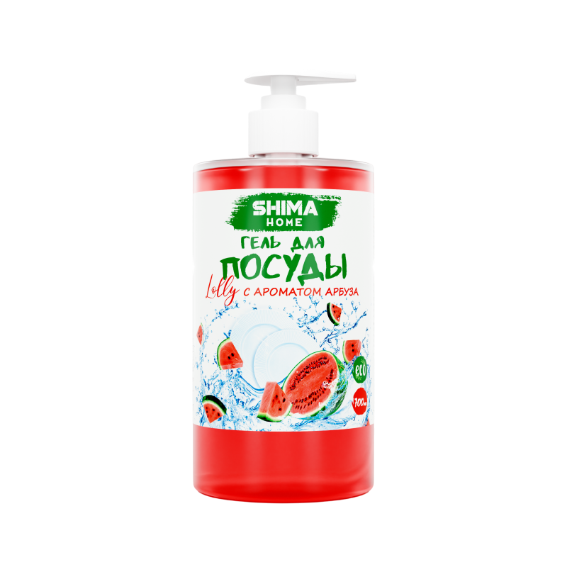 SHIMA HOME «LOLLY» Гель для мытья посуды с ароматом арбуза 700мл