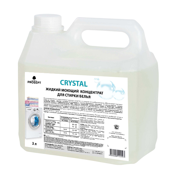 Crystal Жидкий моющий концентрат для стирки Prosept 3л