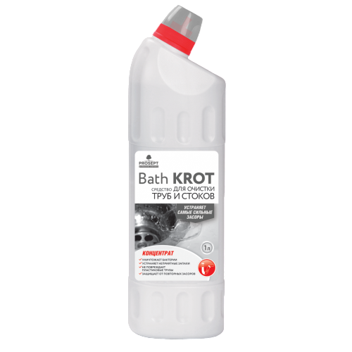Prosept Bath Krot 111-1 1л Средство для устранения засоров в трубах