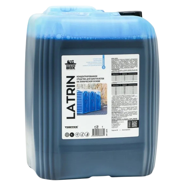 LATRIN Концентрированное средство для биотуалетов на химической основе CleanBoxVortex 5л