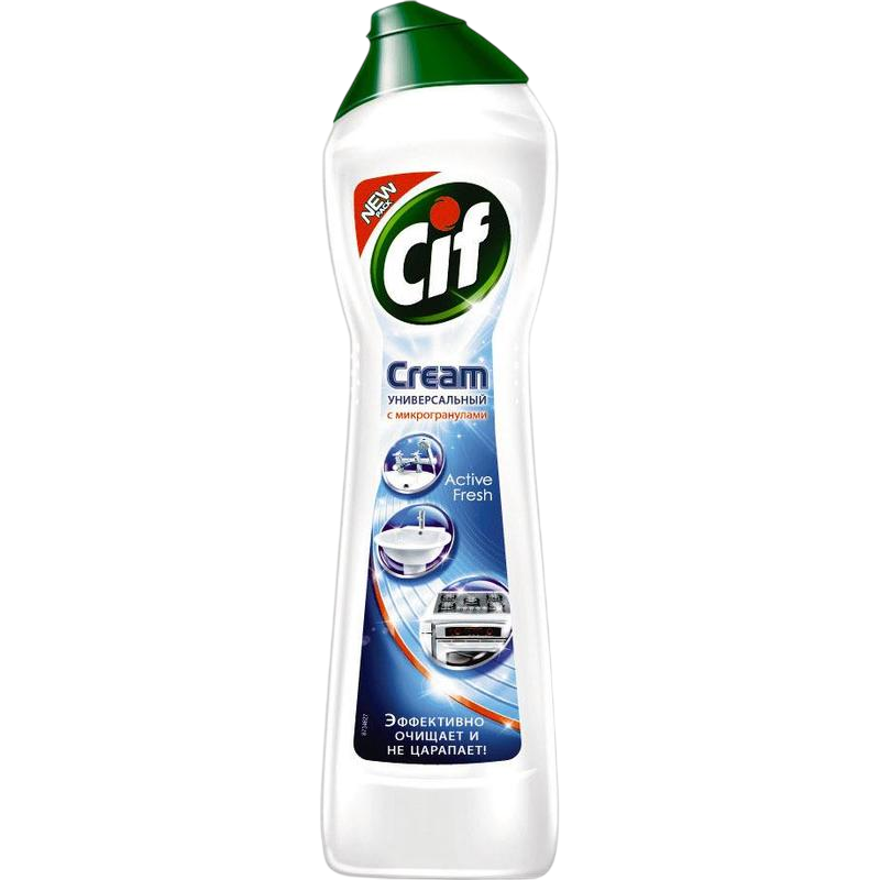 Сиф (Cif) чист крем «Актив Фреш» для кухни ванной и для всего дома универсальный 500мл